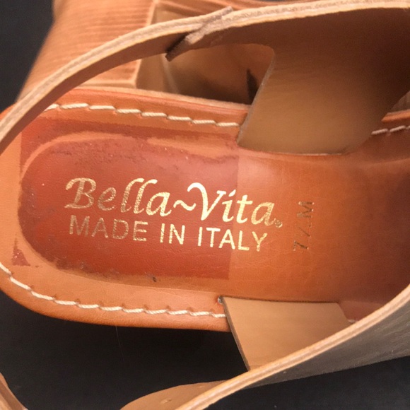 ⭐️ Bella Vita Gold Leather Slingback - Picture 8 of 12